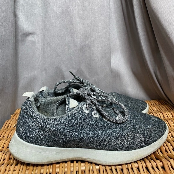 Allbirds The Wool Runners Gray Lace Up Merino Wool Shoes - Picture 7 of 7
